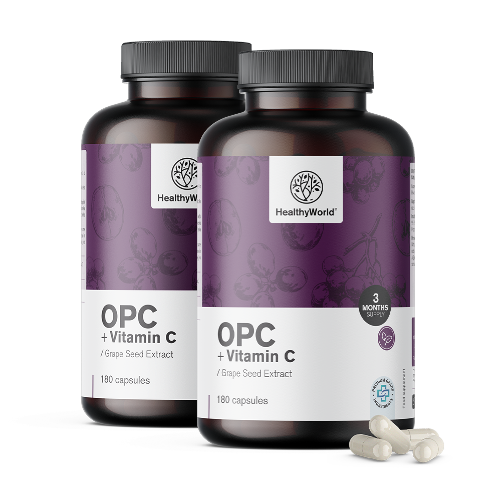 OPC + vitamina C en cápsulas