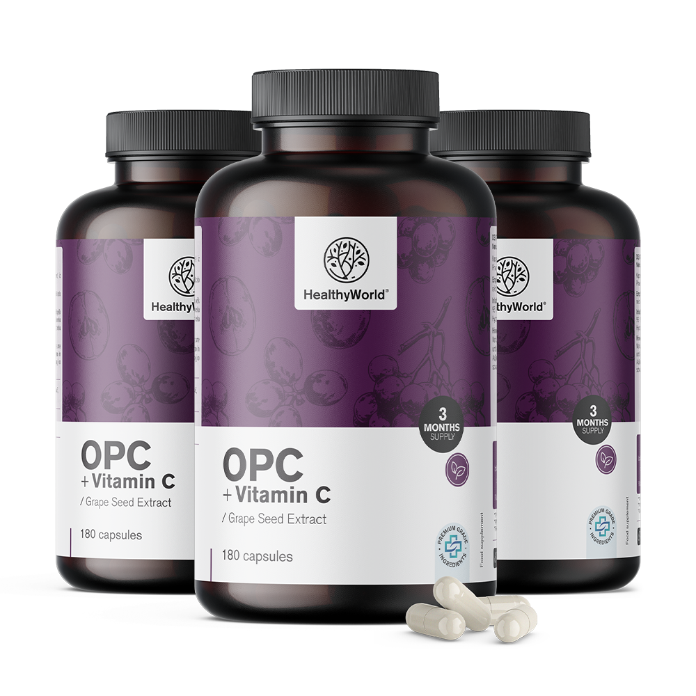 OPC + vitamina C en cápsulas