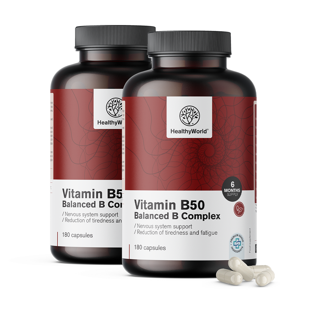 Vitamin B50 complejo cápsulas