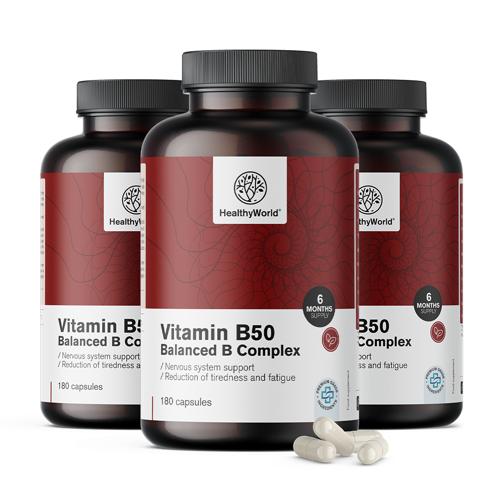 Vitamin B50 complejo cápsulas