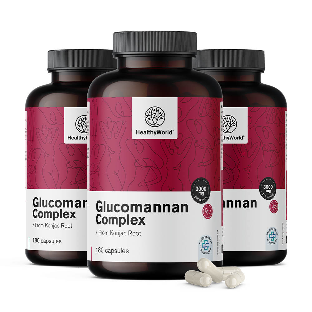 Glukomanan complejo 3000 mg