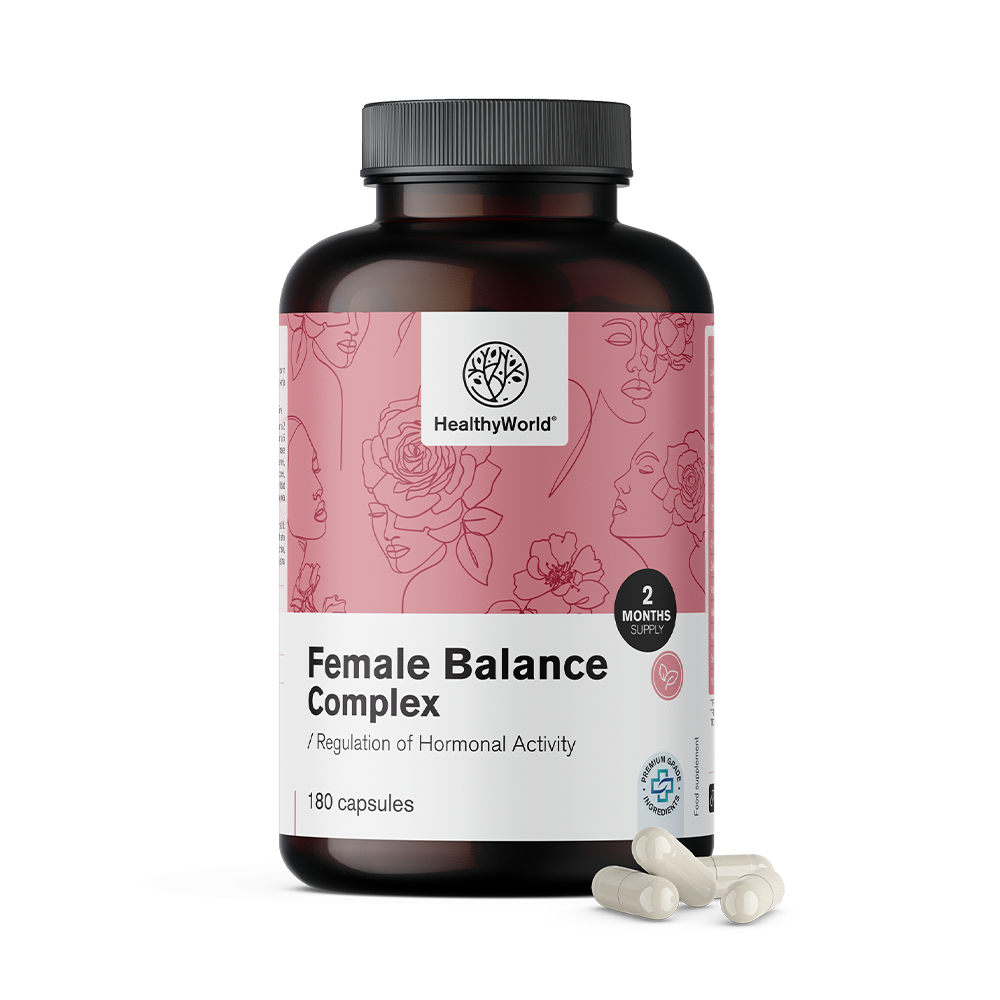 Equilibrio femenino - complejo para mujeres y regulación de hormonas

Equilibrio femenino - complejo para mujeres y regulación de hormonas