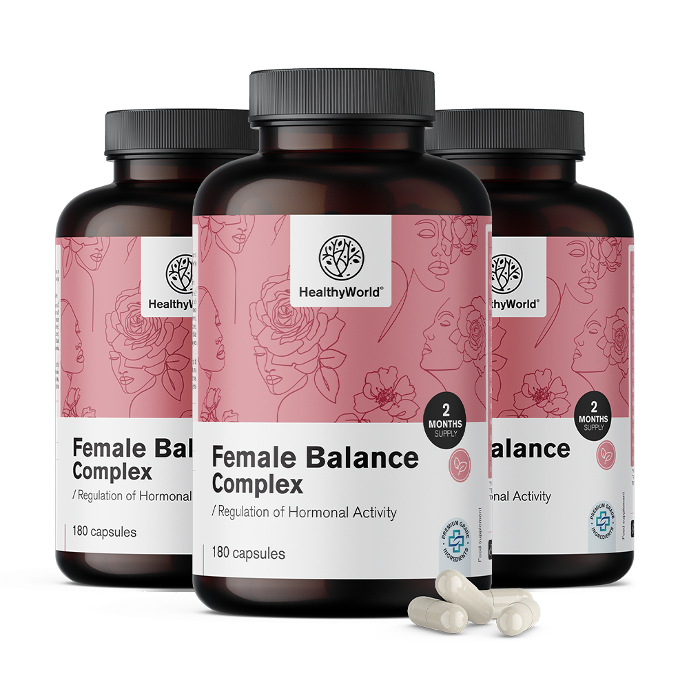 Equilibrio femenino - complejo para mujeres y regulación de hormonas

Equilibrio femenino - complejo para mujeres y regulación de hormonas